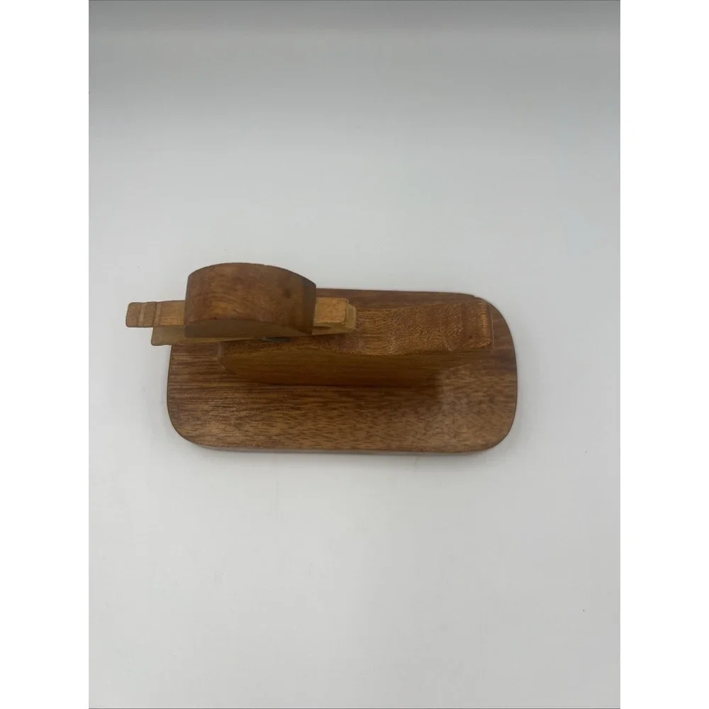 Handmade Wooden Duck Recipe Note‎ Pencil Holder Folk Art Farmhouse